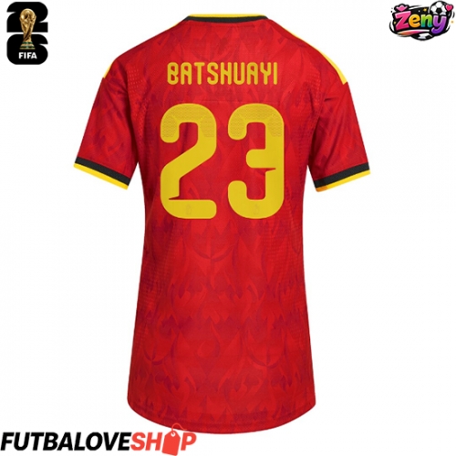 Dres Belgicko Michy Batshuayi #23 Domáci pre Ženy MS 2026 Krátky Rukáv